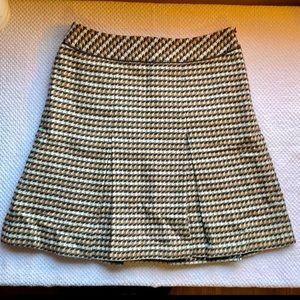 Talbots 2P Wool Tweed Pleated Skirt